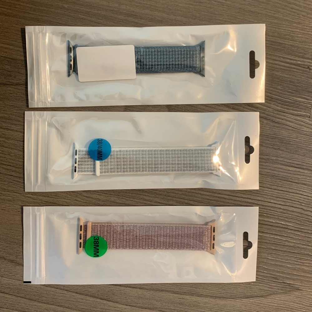 38/40 mm Apple Watch Bands Bundle! 3 pairs